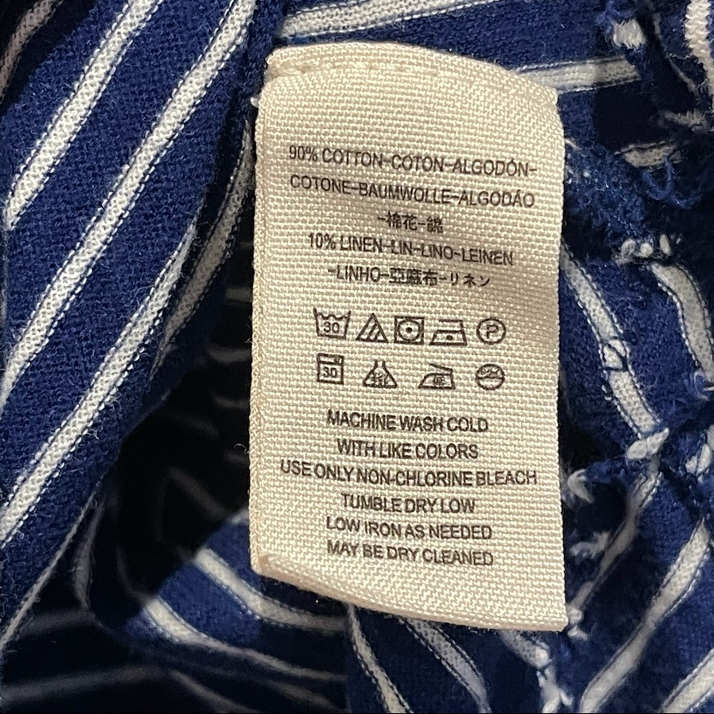 We the Free Hong Kong Henley blue white stripe - Picture 7 of 7
